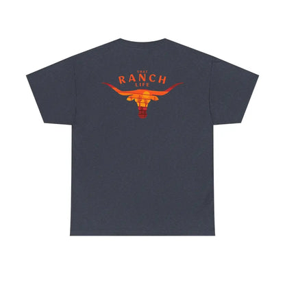 ’That Ranch Life’ Double R Western’s ™ Heavy Cotton Tee Back Graphic Design T Shirt