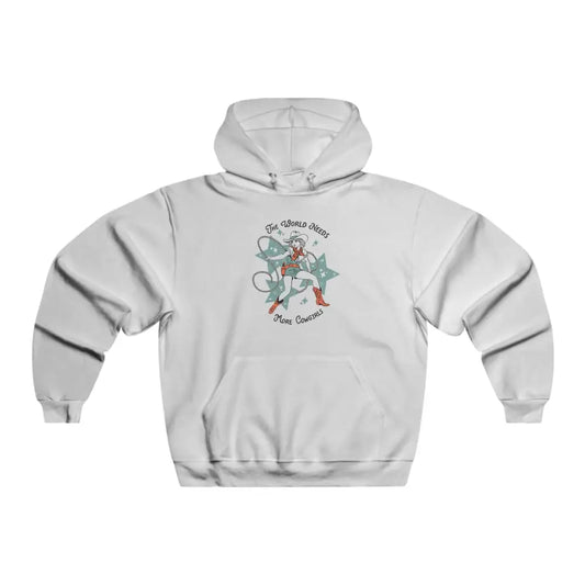 The World Needs More Cowgirls’ Women’s Sweatshirt - Women’s NUBLEND Hooded Sweatshirt - White / S - Hoodie