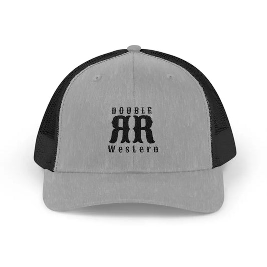 ’Timeless Icon’ - Double R Western’s ™ Iconic - Snapback Trucker Cap - Heather Grey / Black / One size - Hats