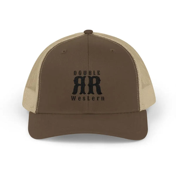 ’Timeless Icon’ Double R Western’s ™ Iconic Snapback Trucker Cap Brown / Khaki / One size Hats