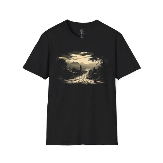 ’Tombstone Tee’ – A Tribute to the Spirit of the Old West- Double R Western’s™ - XS / Black - T-Shirt