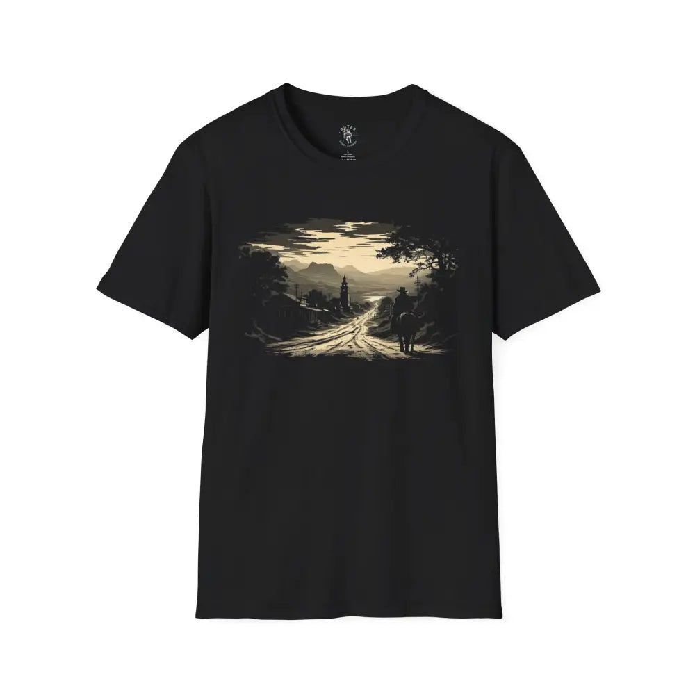 ’Tombstone Tee’ – A Tribute to the Spirit of the Old West Double R Western’s™ XS / Black T Shirt