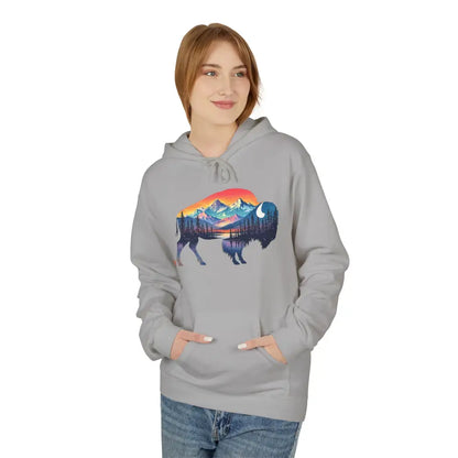 Western Bison Hoodie – Double R Western™ Renew & Restore Collection - Hot Off The Trail - Hoodie