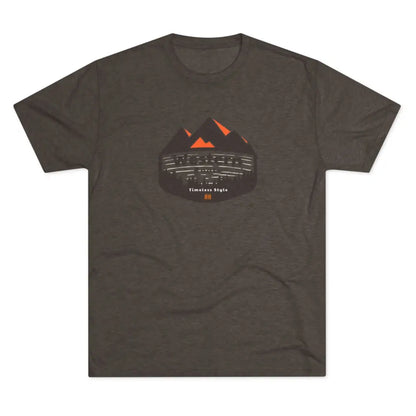 ’Western Roots Timeless Style’ -Double R western’s Tri-Blend Crew Tee - S / Tri-Blend Macchiato - T-Shirt