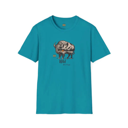 Wild Heritage T Shirt Double R Western Tropical Blue / S T Shirt