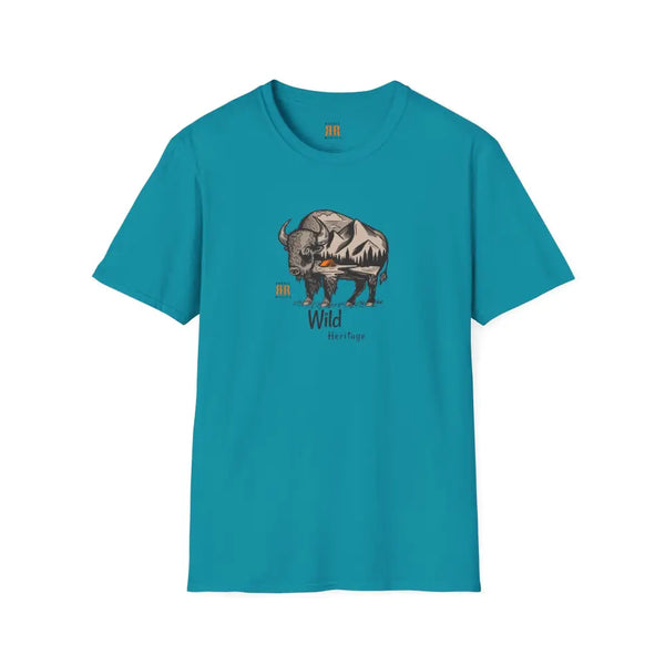 Wild Heritage T Shirt Double R Western Tropical Blue / S T Shirt