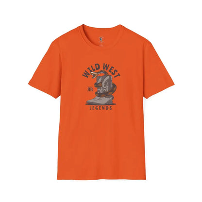 ’Wild West Legends™’ T Shirt Double R Western’s™ S / Orange T Shirt