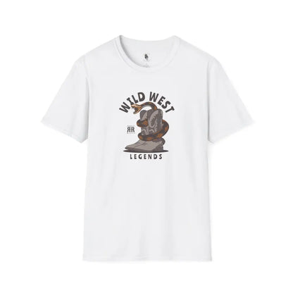 ’Wild West Legends™’ T Shirt Double R Western’s™ XS / White T Shirt
