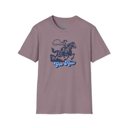 Yee Haw Cowgirl Tee Unisex Softstyle Tee Paragon / S T Shirt