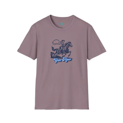 Yee-Haw Cowgirl Tee - Unisex Softstyle Tee - Paragon / S - T-Shirt
