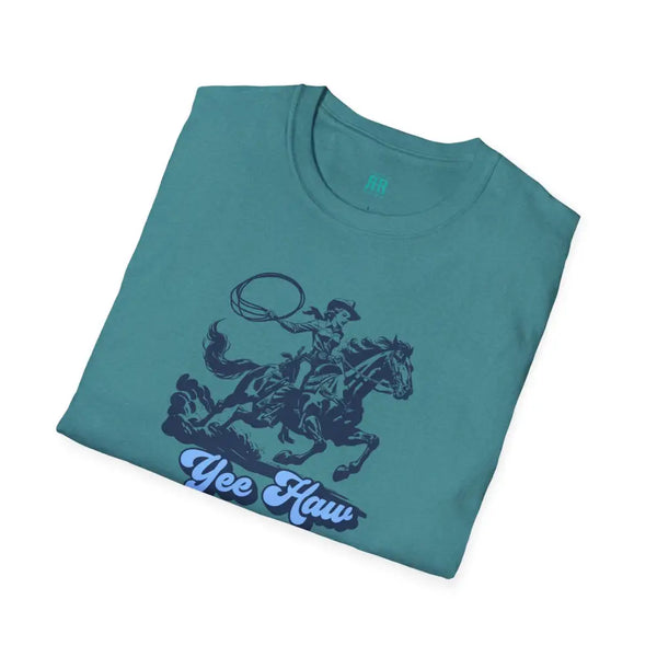 Yee Haw Cowgirl Tee Unisex Softstyle Tee T Shirt