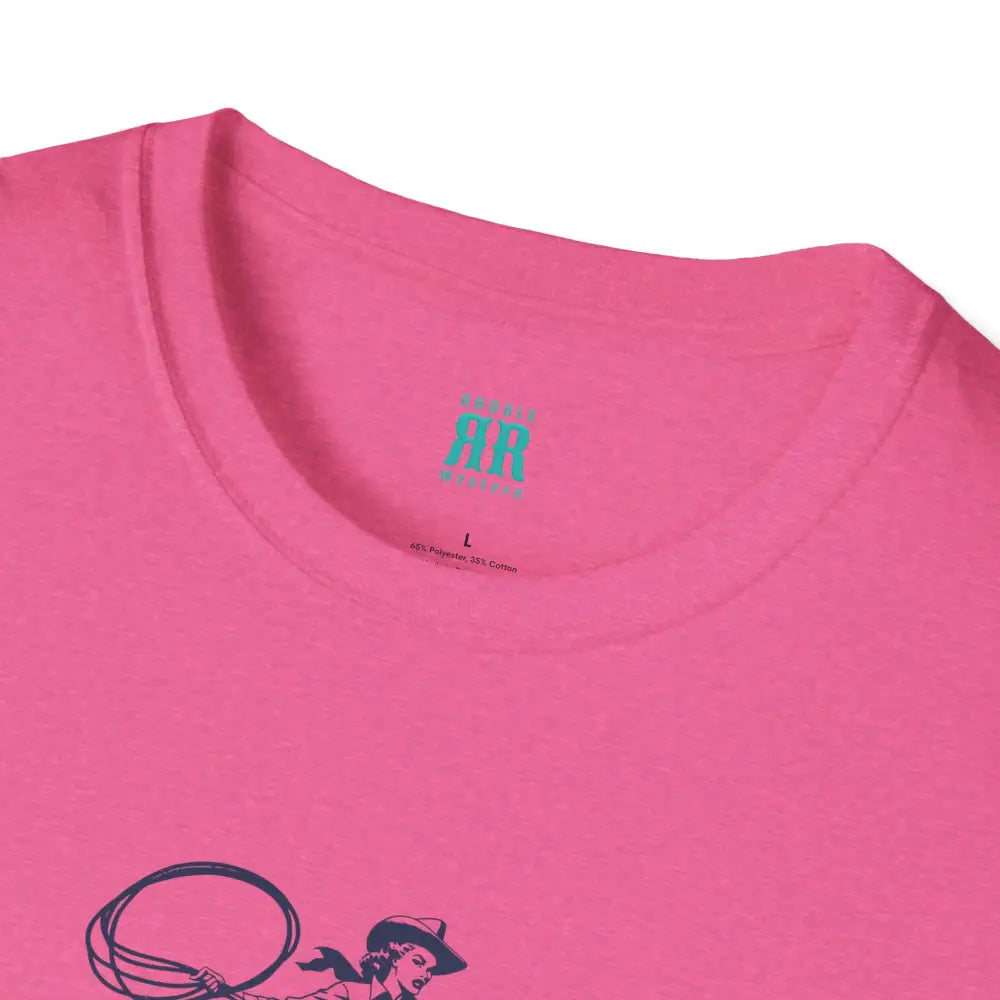 Yee-Haw Cowgirl Tee - Unisex Softstyle Tee - T-Shirt